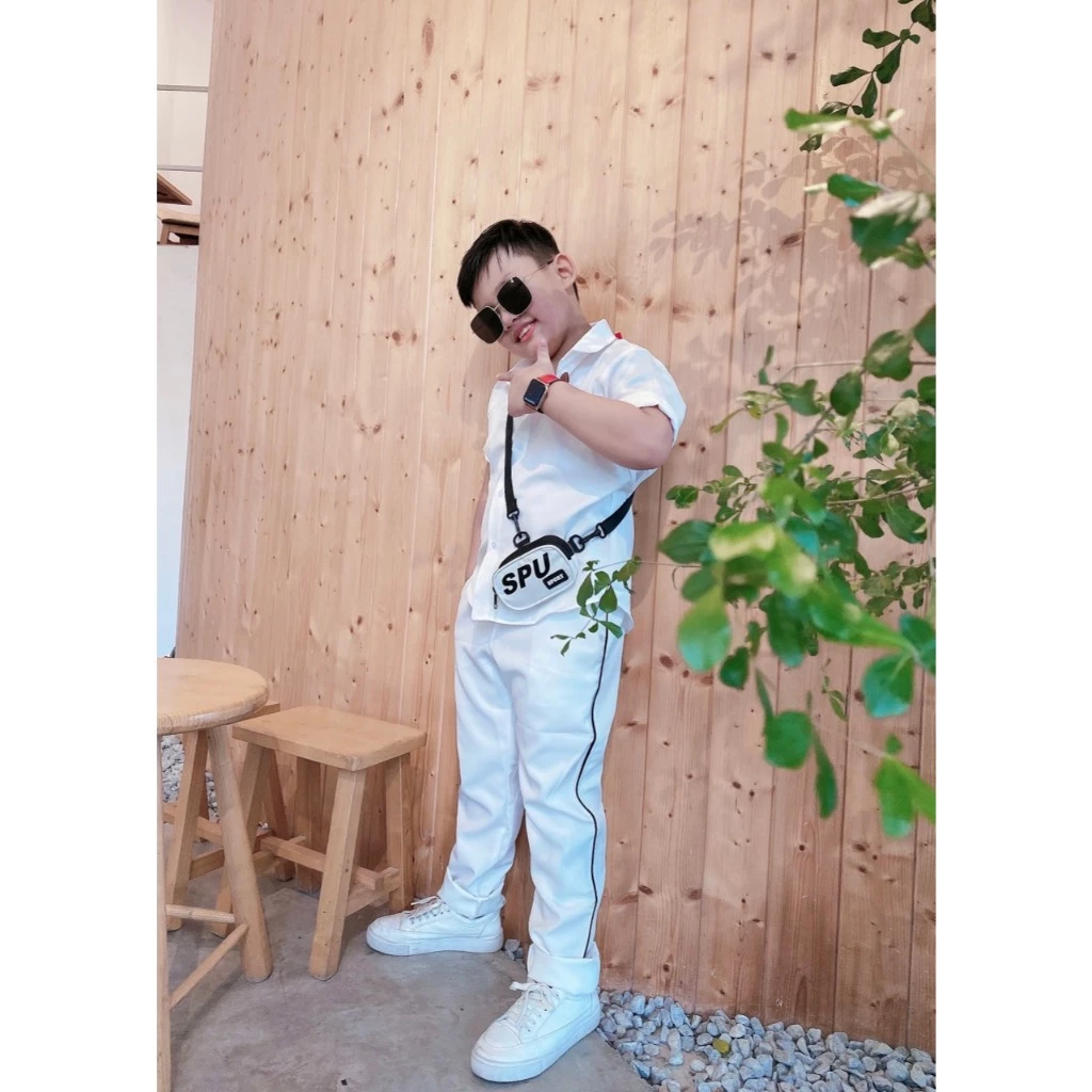 Bộ Quần Dài Áo Tay Ngắn Cho Bé Trai - Image 6