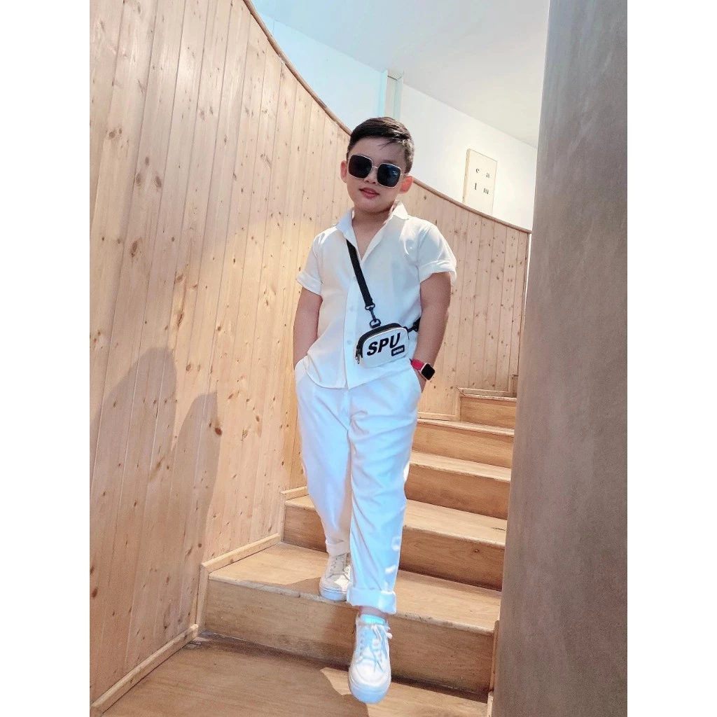 Bộ Quần Dài Áo Tay Ngắn Cho Bé Trai - Image 5